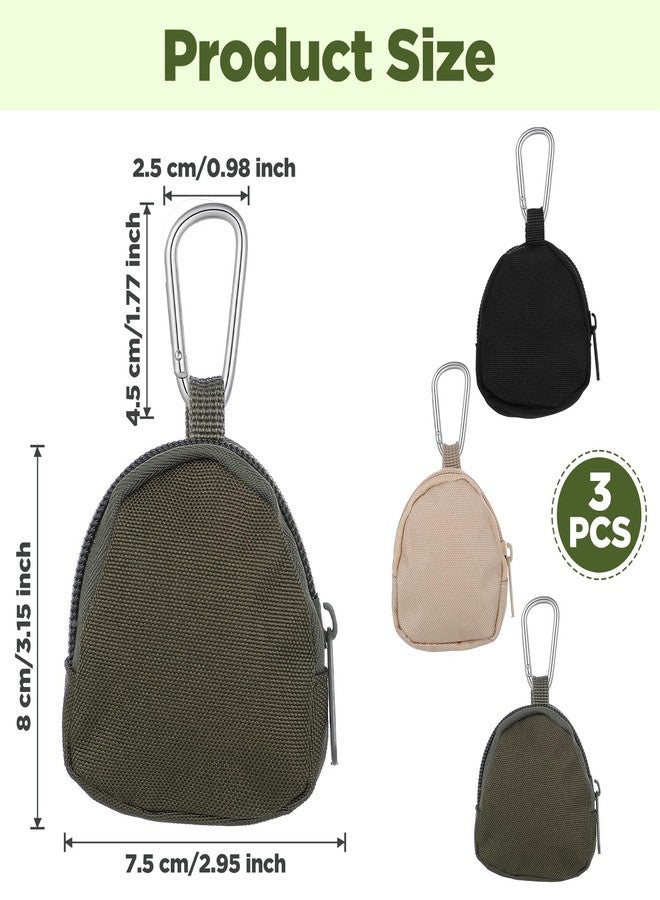 Matwsec Dog Treat Pouches for Pet Training Portable Puppy Dog Training Treat Pouch, Small Dogs Treat Bag for Leash, Reusable Dogs Treats Container with Carabiner Zipper Closure for Pet Walking - Image 2